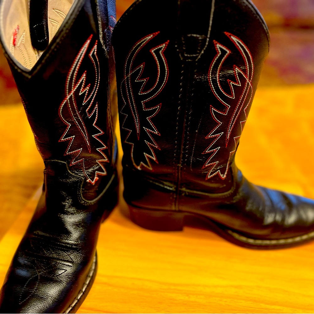 Leather Western Boots